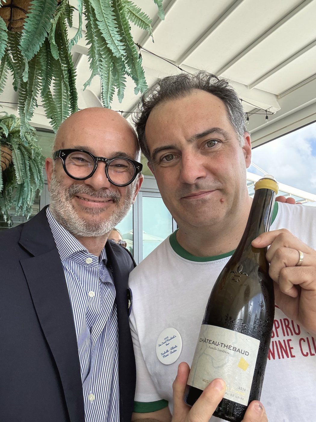 Fabrizio Gallina with François Lieubeau, Famille Lieubeau, Loire Valley, France