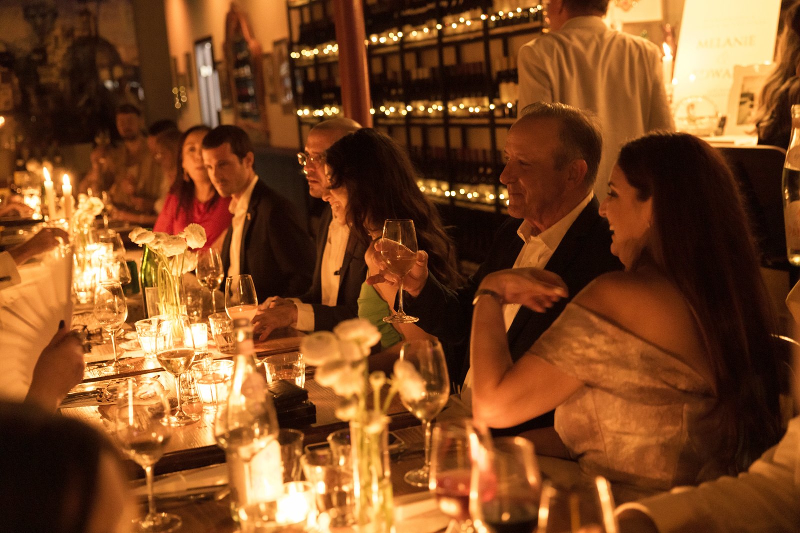 The candlelit wedding dinner at Sospiro featured in The New York Times, 2024