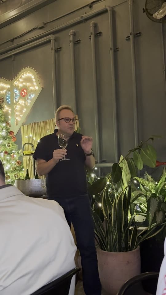 Jean-Baptiste Geoffroy on his Champagne, at Sospiro with Fabrizio Gallina
