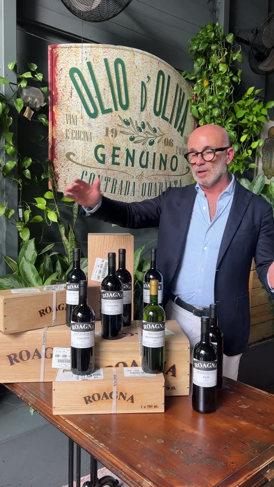Roagna wines from Piedmont, presented by Fabrizio Gallina at Sospiro